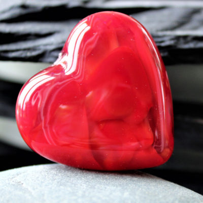 design your own - red traditional heart memory bead